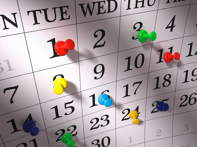 Calendar of Events 